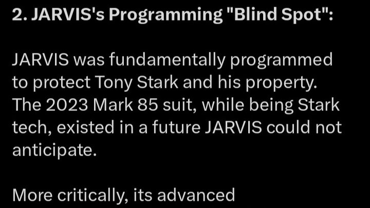 NerdTalksShow's tweet image. 🚨 Why JARVIS didn't detect Tony Stark’s 2023 armor during the Battle of New York in Avengers: Endgame? 🚨

(via: @Earth616Decoded) 

#AvengersEndgame