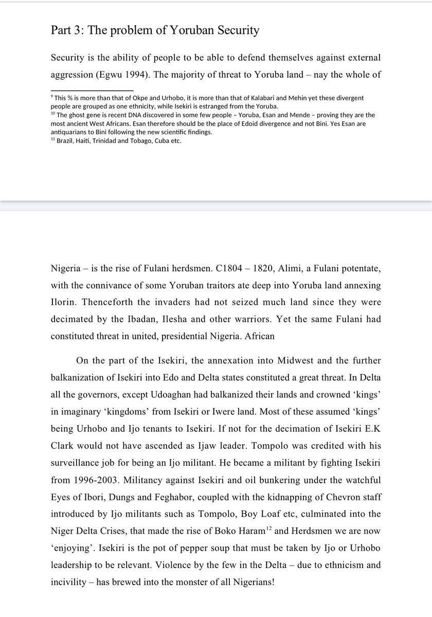Lord_Of_Warri's tweet image. I was reading a work written by one of my mentors on Itsekiri–Yoruba unity, and one thing that really caught my attention was his discussion of the Mid-West plot and the Yoruba security threats. Interestingly, these are topics I’ve already discussed in the past. The alignment was…