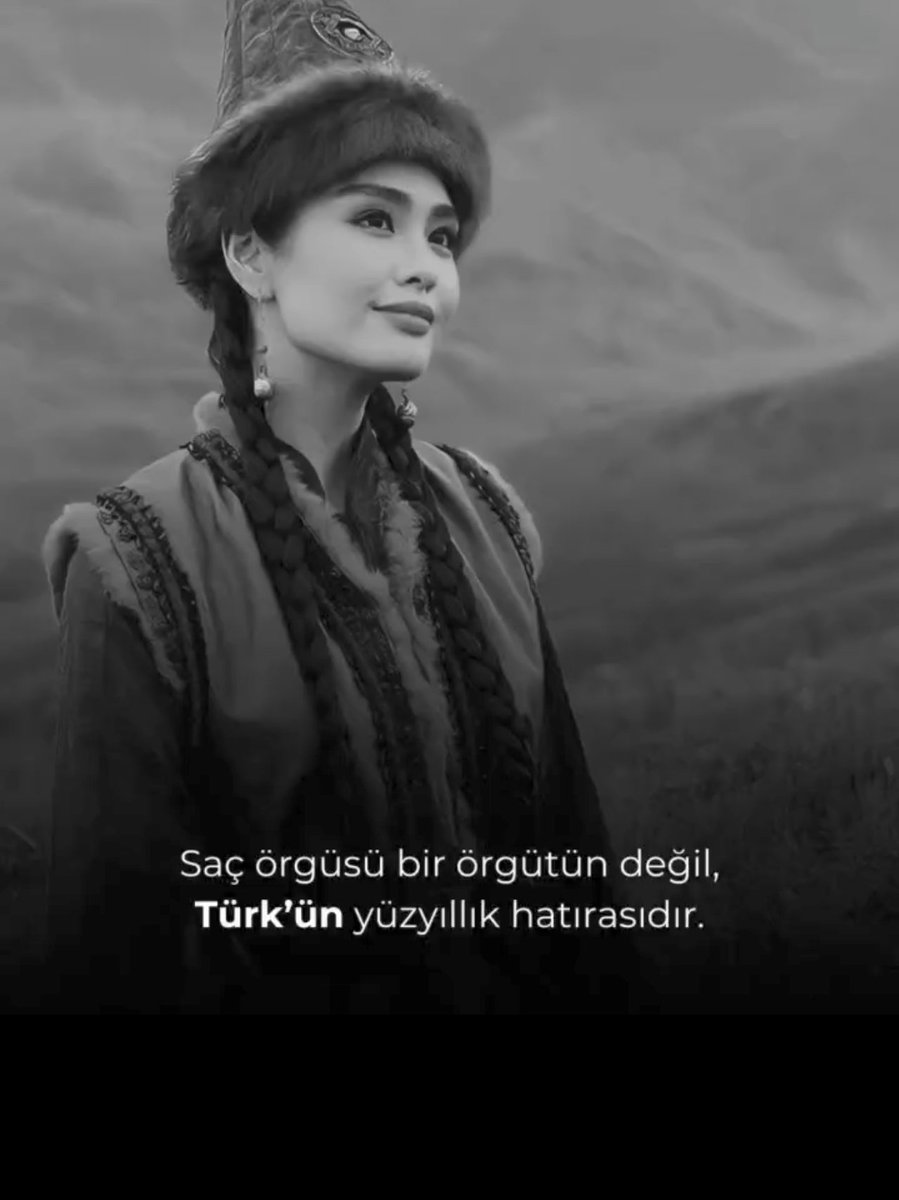 Saç örgüsü budur. Adı da Beliktir. Türk'ün dünyasının binlerce yıllık tarihine tanıklık etmiştir. 
❌şov
❌örgüt
❌provakasyon
❌ihanet
✅Töre
✅Sadakat
✅Bilgelik
✅Asalet