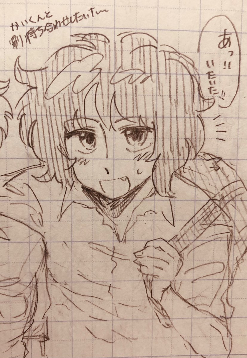 binjyou_suruko's tweet photo. ⚠️夢‼️⚠️
⚠️苦手な方逃げてください⚠️
ノートに描いてあった夢面組らくがきです✨解釈違い起こすかも…… https://t.co/9Pnm1Kl1dl