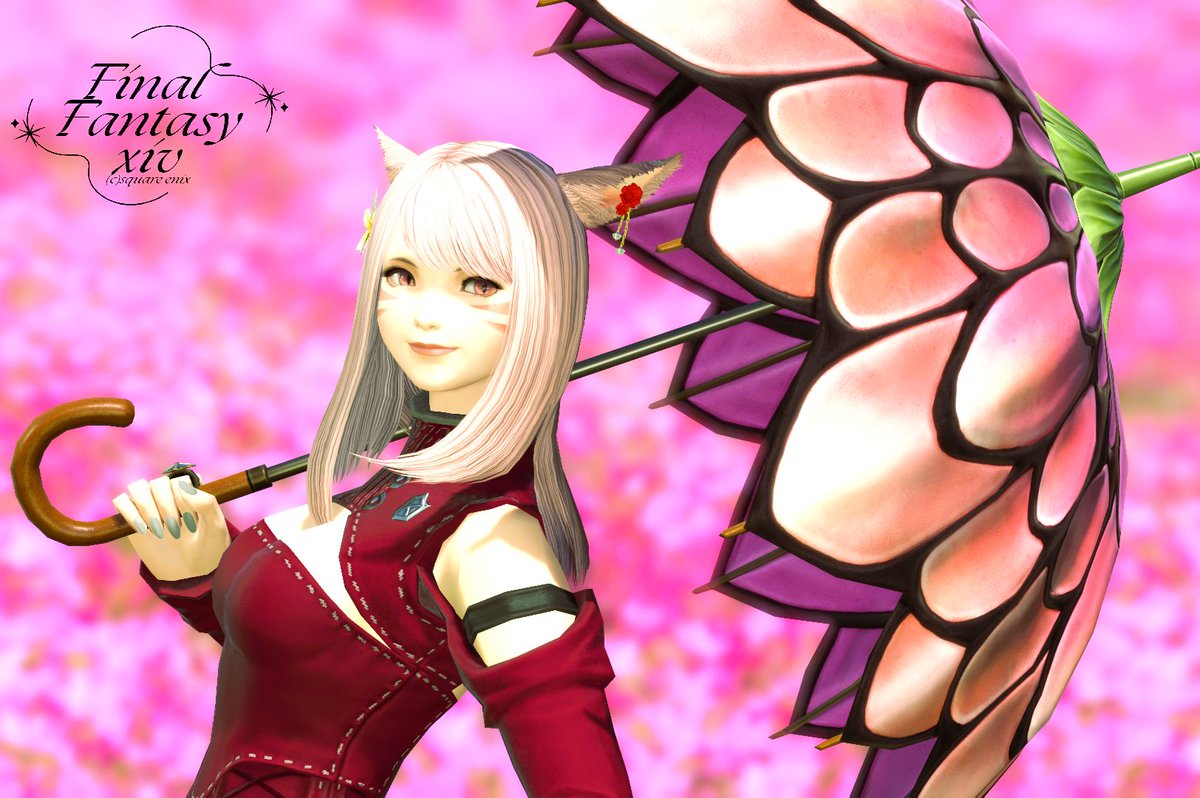 rirurururu_FF14's tweet photo. でたーー！！！😆
毎週時間を作って50Fまで登ってるピルグリム🌸
レアな物なんて一切出なかったけど、初めて出ました！！ｗ
傘かわいいーー🥰🥰
売ったら金策になったのかもだけど、嬉しすぎて何も迷わず自分用にしちゃいましたｗ
嬉しい嬉しい嬉しい！！！！！！
#FF14 #FF14フレンド募集 #ミコッテ https://t.co/8yNVvvAjez