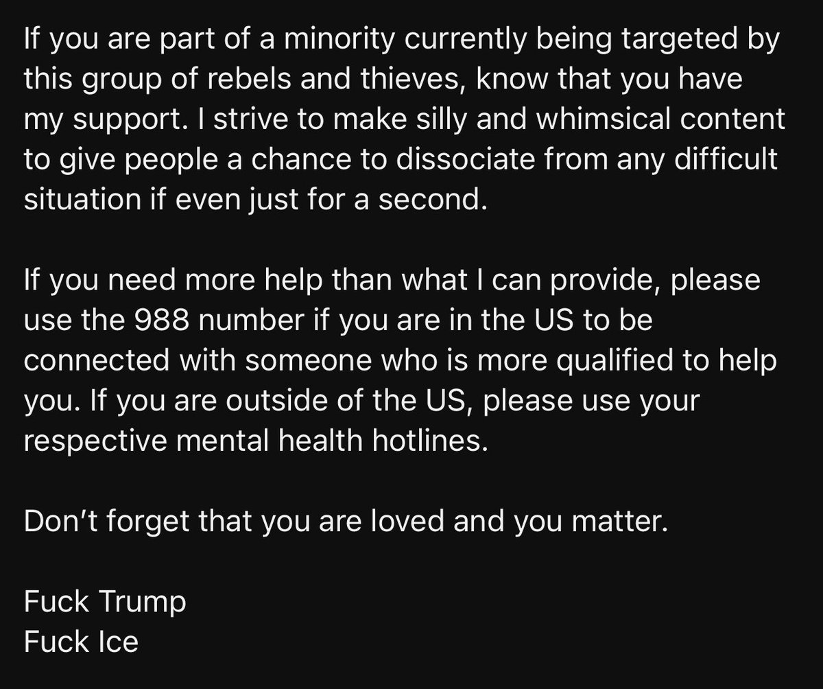 Tl;dr 
Fuck ICE 
Fuck Trump
This isn’t a matter of politics anymore, it is a matter of morality.