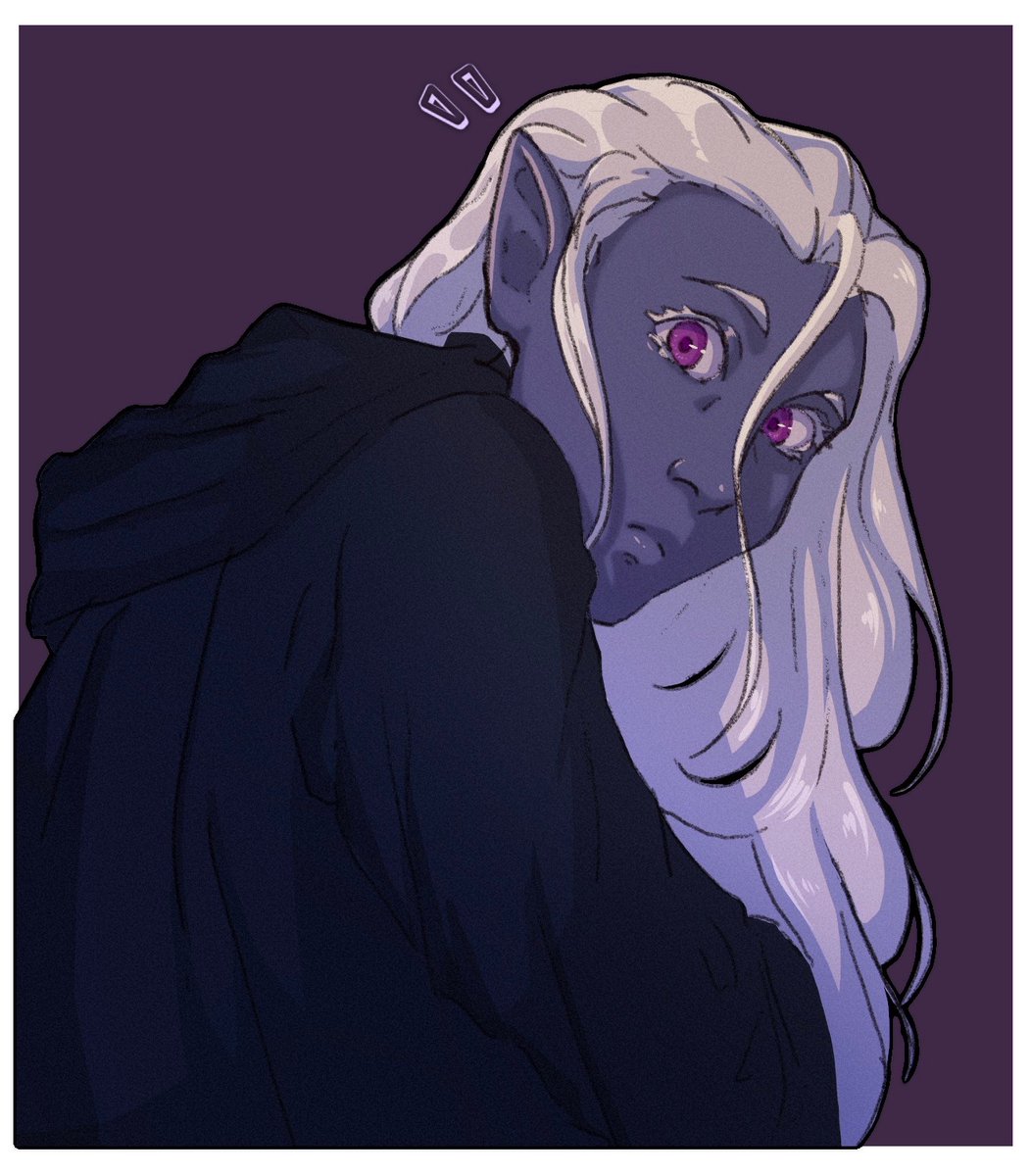 creatureish_'s tweet photo. drizzt :) https://t.co/KJvolfyhAn