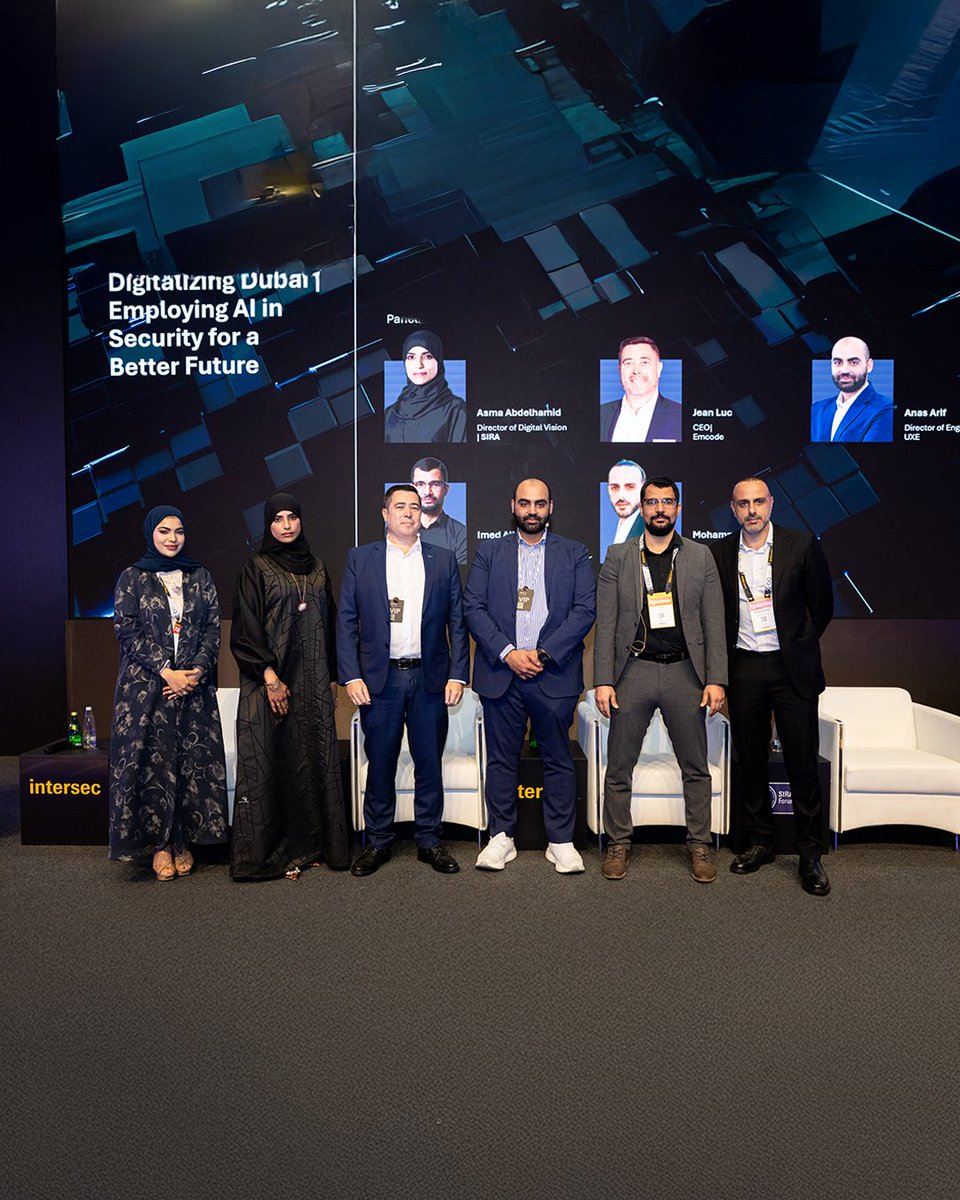 EmcodeTelematic's tweet photo. Digitalizing Dubai: AI Shaping the Future of Cities

At the SIRA Forum, the conversation centered on how artificial intelligence is redefining the way cities are designed, secured, and sustained. https://t.co/pE663mDZ5k