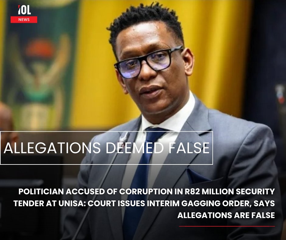 IOL's tweet image. Parliamentary Higher Education Committee Chair Tebogo Letsie filed an urgent application against Simamkele Xani, with the court affirming his claim that the corruption allegations were defamatory.
#news #TebogoLetsie #application #court #corruption #allegations #defamatory
Read