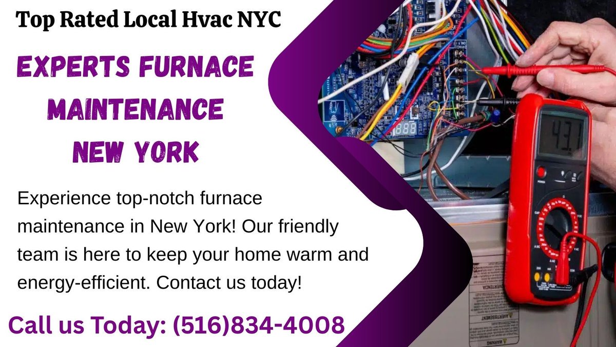 THvacnyc's tweet photo. Experience top-notch furnace maintenance in New York! Our friendly team is here to keep your home warm and energy-efficient. Call us (516)834-4008 , https://t.co/gMjCZPWSKW
#Furnace, #FurnaceRepair
#FurnaceInstallation
#GasFurnaceRepair, #HeatingInspection, #FurnaceTuneUp https://t.co/e51PEXLwLW