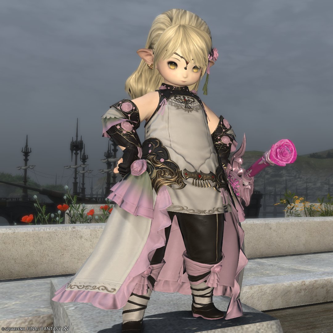 作ってもらいました。かわいいですね。
 #FF14