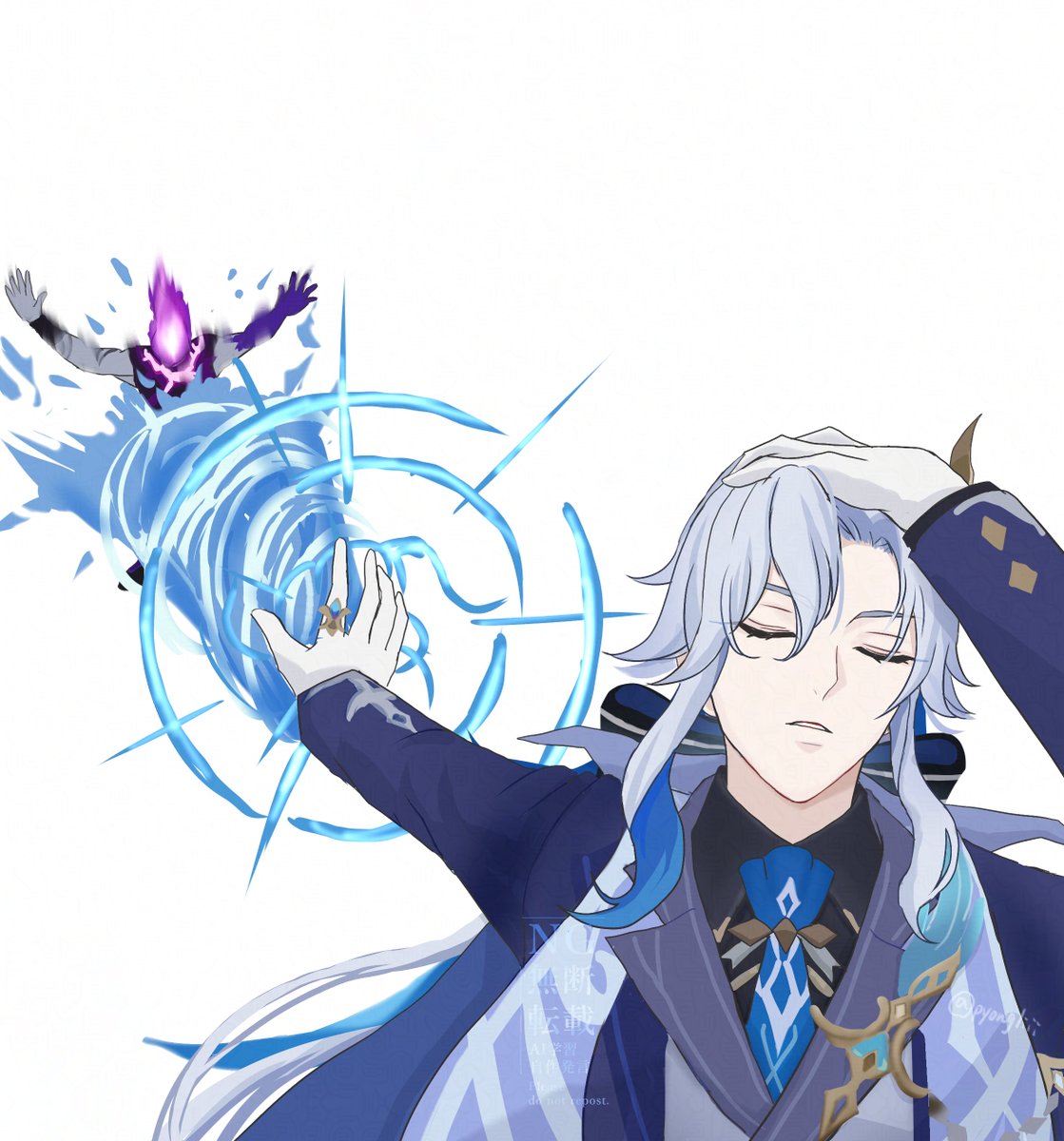 例のやつヌヴィレット版🌊🌊🌊