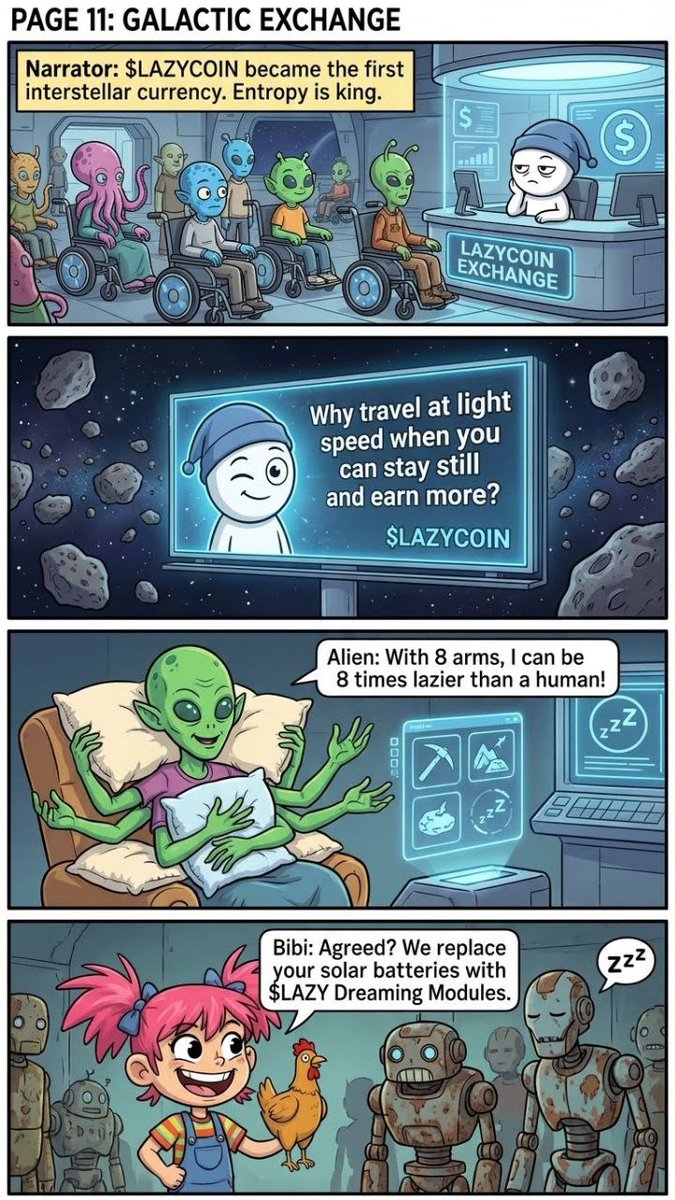 LazyCoinToken's tweet image. Galactic Exchange / Supreme Automation

Expansion doesn’t always look loud.

Page 11: Galactic Exchange
Page 12: Supreme Automation

Still calm 😴

#LAZYCOIN