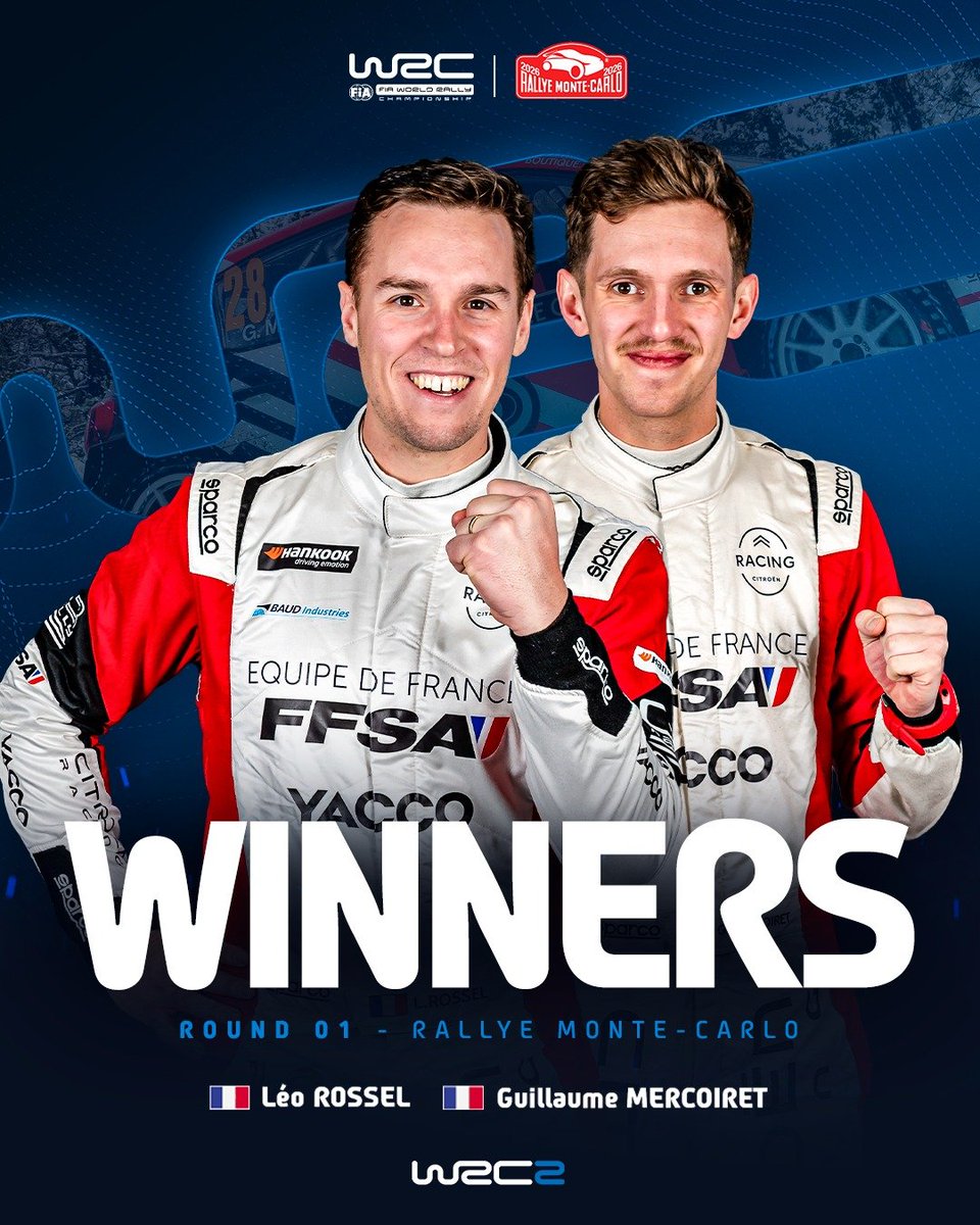 BRAVO LÉO ROSSEL !!! 🏆 VAINQUEUR EN WRC2 DU MASTODONTE QU'EST LE MONTE ...