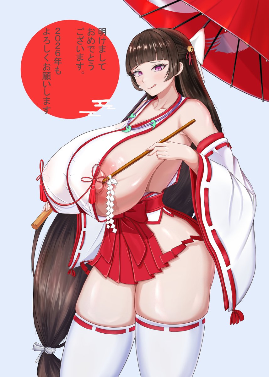 遅くなりましたが、明けましておめでとうございます。
巫女ユリです。
筆が遅いながらもまだまだ描いていくので、
2026年もよろしくお願いします。
#ラストオリジン 
#LastOrigin 
#ラスオリ 