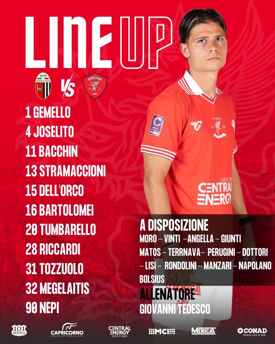 ACPerugiaCalcio's tweet photo. Il nostro1️⃣1️⃣ ! ⚪️🔴💪🏻
#vamosgrifo @seriecofficial #ASCPER https://t.co/TVP30XdVzf