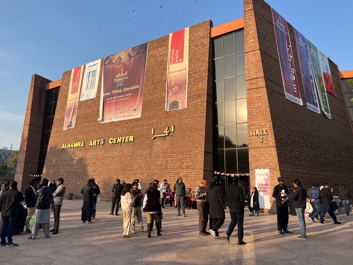 AlhamraLAC's tweet image. @ThinkFestPK at Alhamra.

#alhamra #thinkfest #lahore #thinkfest2026