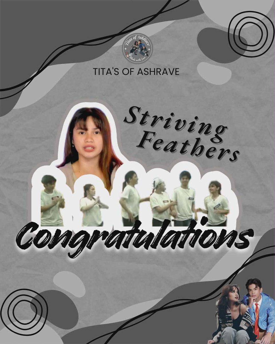 STRIVING FEATHERS TAKE THE WIN! 🪶🔥
Ligtask challenge conquered through teamwork and leadership.
So proud of this team! 💙
#StrivingFeathers
#LigtaskChallenge
#AshleySarmiento
#TitasOfAshrave
#AshRave