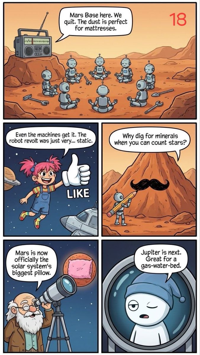 LazyCoinToken's tweet image. Festival of Silence / Message from Mars

Silence spreads faster than noise.

Page 17: Festival of Silence
Page 18: Message from Mars

Final stretch 😴

#LAZYCOIN