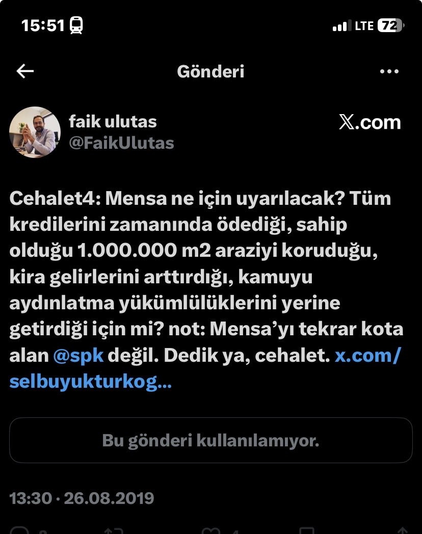 Eyyyyy #faikulutaş  #mensa'yı <a href="/spkgovtr/">SPK</a> kote etmediyse Aynı <a href="/spkgovtr/">SPK</a> seni kot dışına attı.<a href="/borsaistanbul/">Borsa İstanbul</a> da #mensa yatırımcıları <a href="/spkgovtr/">SPK</a> ve #faikulutaş çatışmasına kurbanmı gitti. ? Nedir bu #mensa yatırımcısı Kumara dönmüş bir fabrika vardıda neden 2019 yılında XDe pazarladın