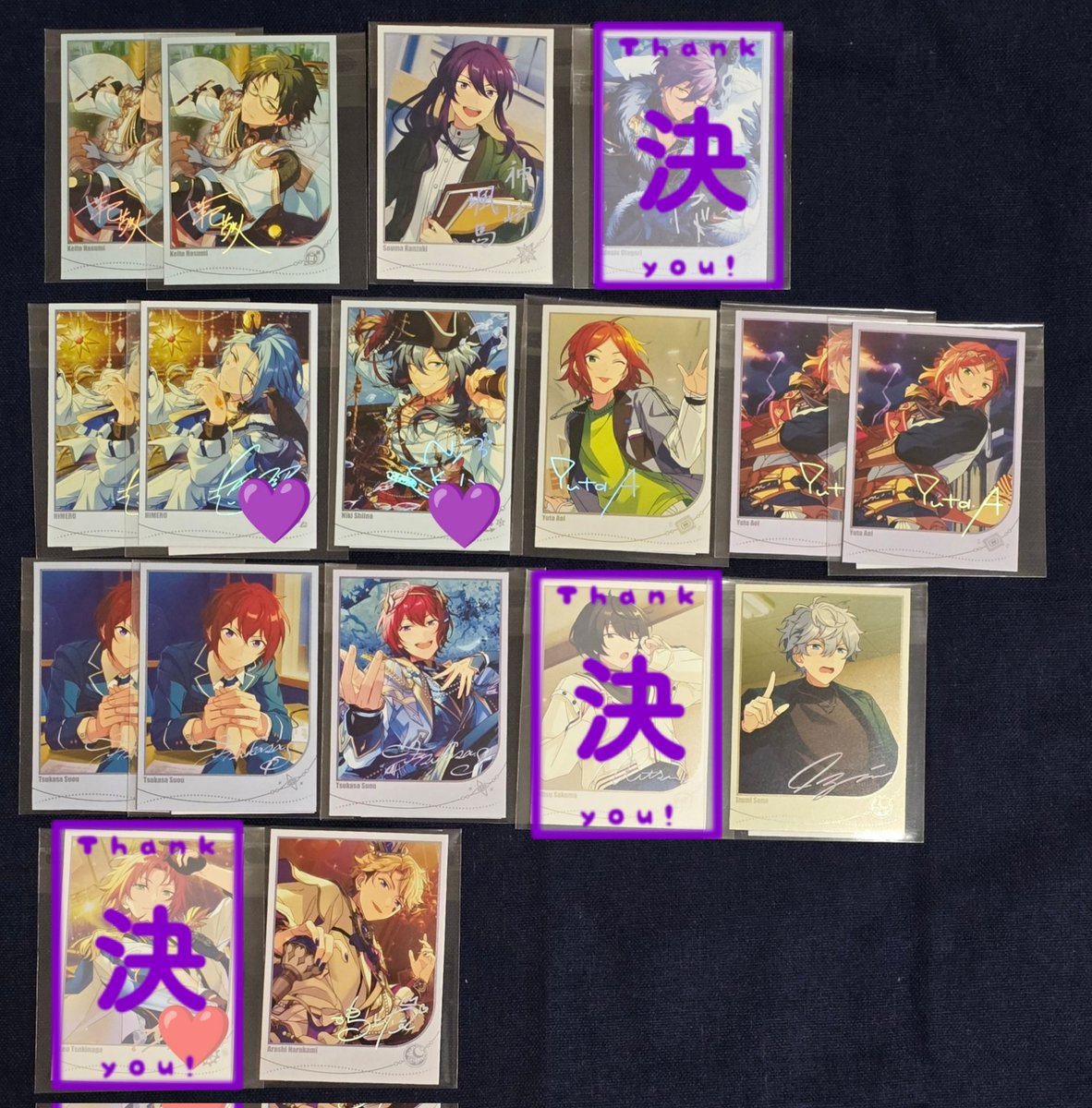 千賀　あんスタ限定 招募 スカウト ポラロイド 2弾　8点 HiMERU あんスタ HiMERU 招募 ポラロイド - メルカリ