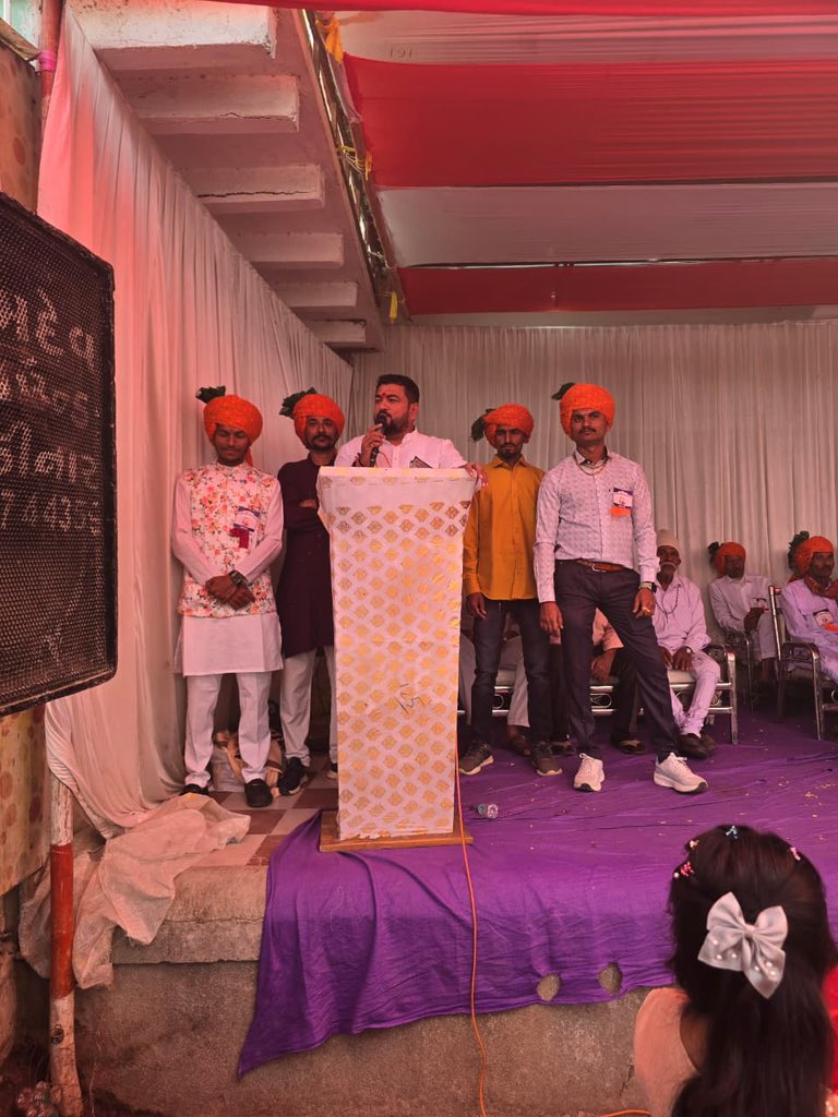 rajeshchudasma's tweet photo. આજરોજ ગીરસોમનાથ જિલ્લાના કોડીનાર તાલુકાના વેલણ ખાતે શ્રી કોળી સમાજ સેવા દ્વારા આયોજિત સમૂહ લગ્ન સમારોહમા હાજરી આપી. https://t.co/2unvDnCBjK