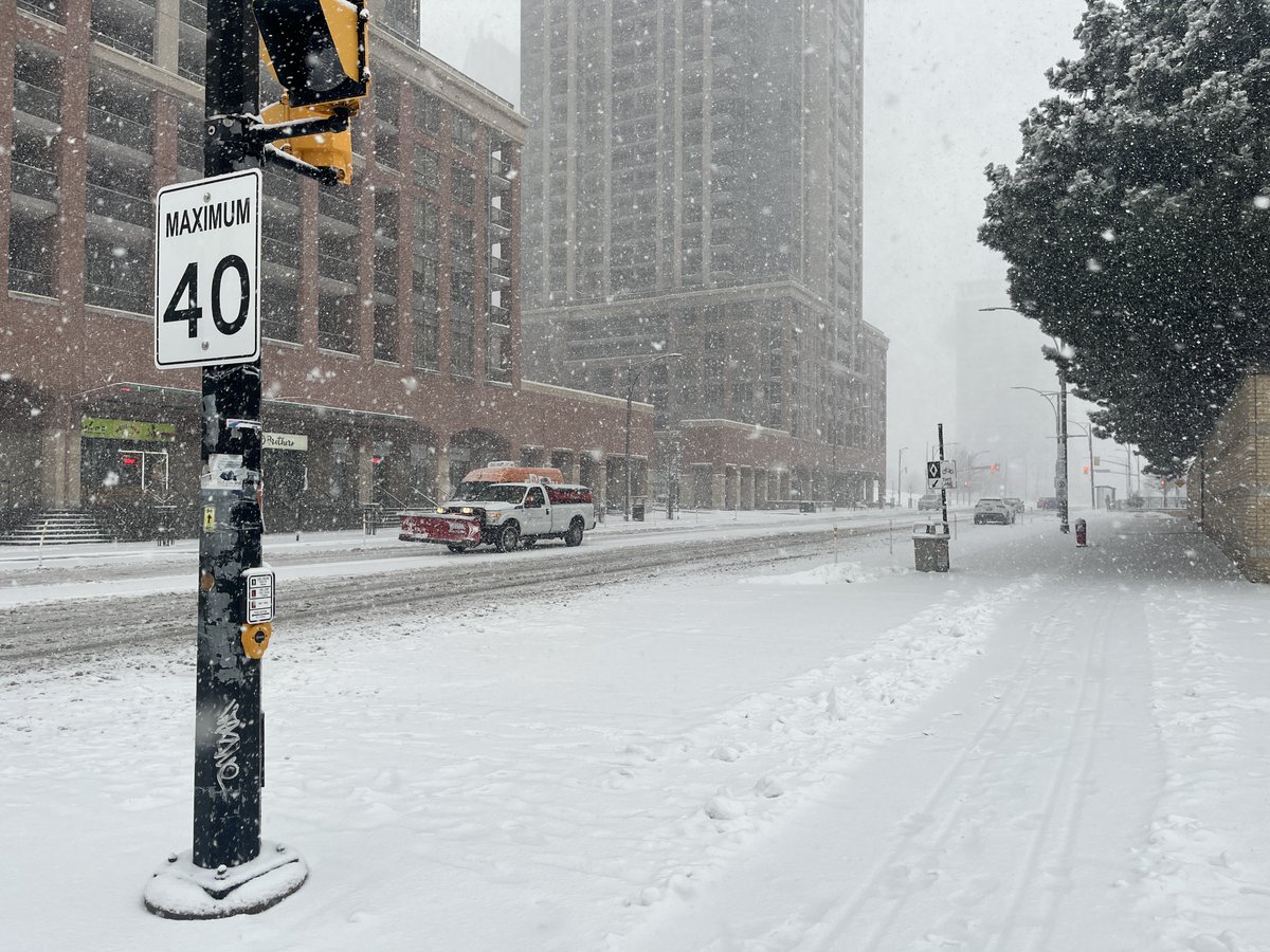 With heavy snowfall expected today and into tomorrow, if you can, avoid any unnecessary travel.

If you must drive, remember:
- Clear all snow off your vehicle before departing
- Drive to conditions
- Give snow-clearing equipment room to do their work
- Give yourself time to