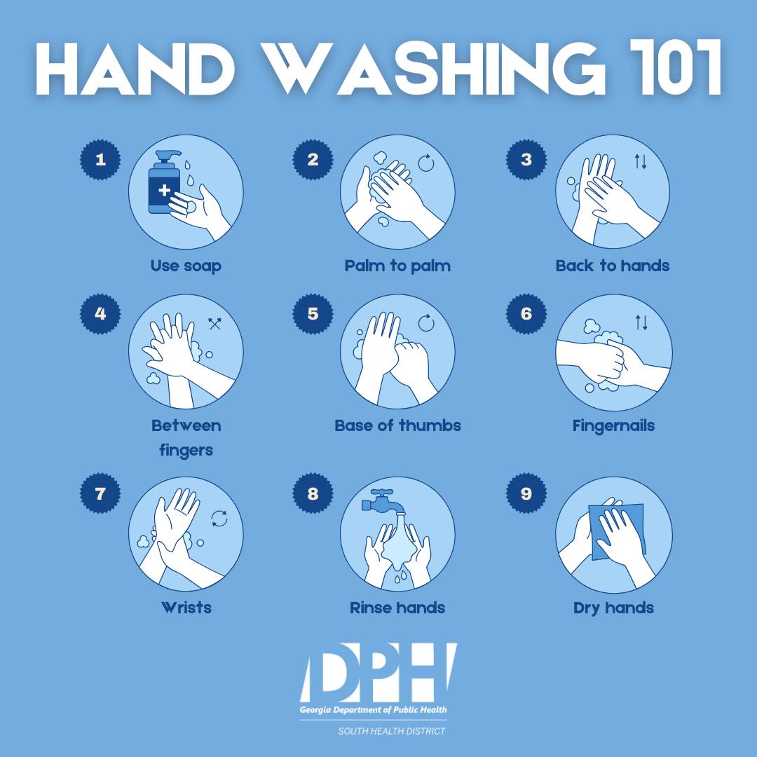 SouthHealthDist's tweet photo. Viruses spreads fast, but clean hands can stop them in their tracks! 🧼🤚 Wash your hands often with soap and water, especially after using the restroom, changing diapers, and before preparing or eating food. Let’s keep germs away and stay healthy! https://t.co/q6ZnIF4hkt