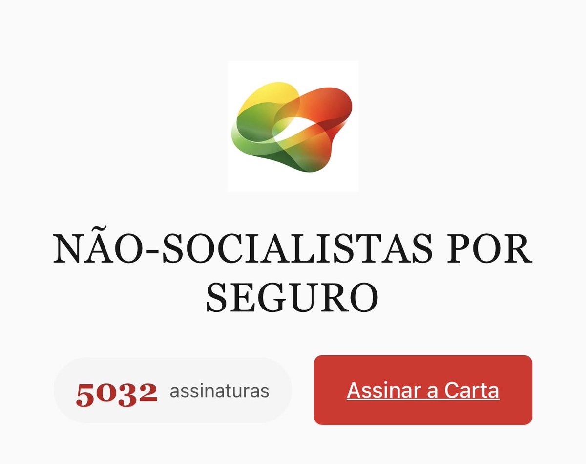 Tenho estima, admiração e até relação com algumas pessoas que assinaram este manifesto. Naturalmente respeito a posição, mas enquanto “não socialista” que votou Seguro na primeira volta e fará o mesmo na segunda não subscrevo o teor do documento. Remeto boa parte dos motivos para
