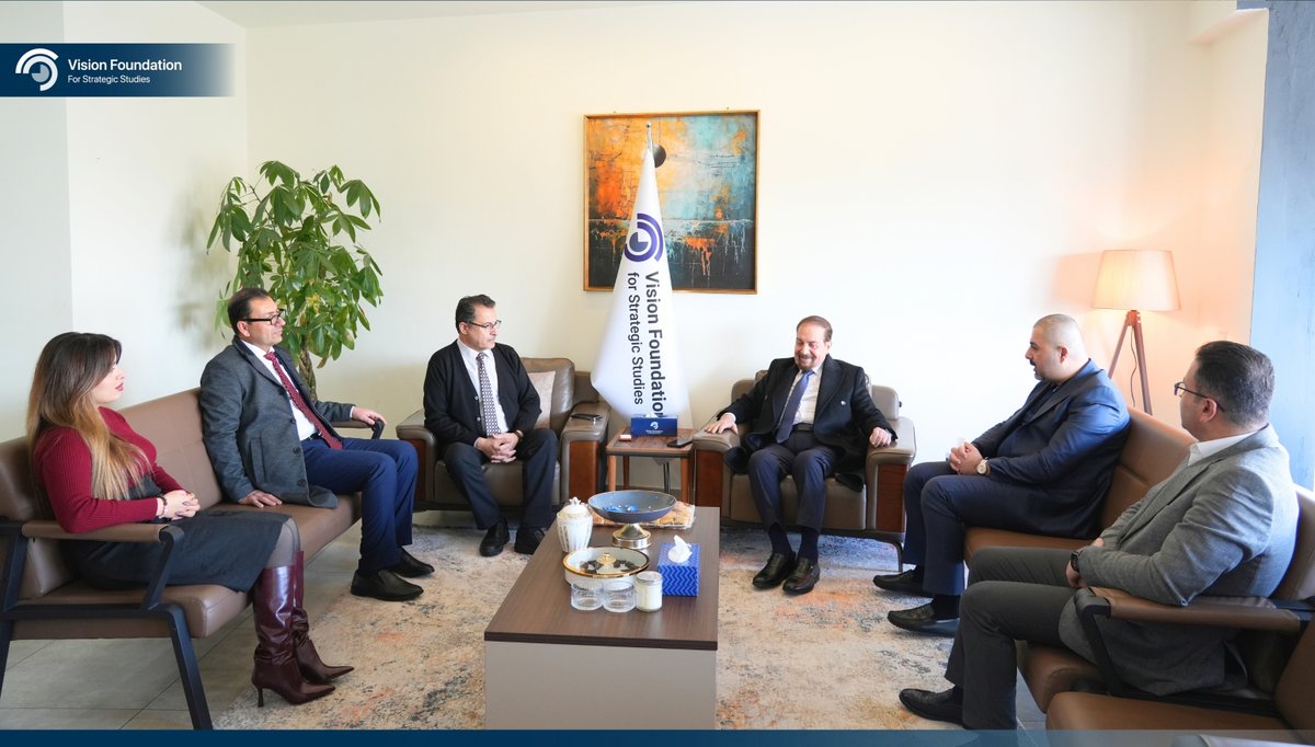 Vision Foundation and the International Center for Finance and Trade discussed the financial challenges facing the city of Sulaymaniyah, as well as the issue of youth unemployment and the support of skills and projects.