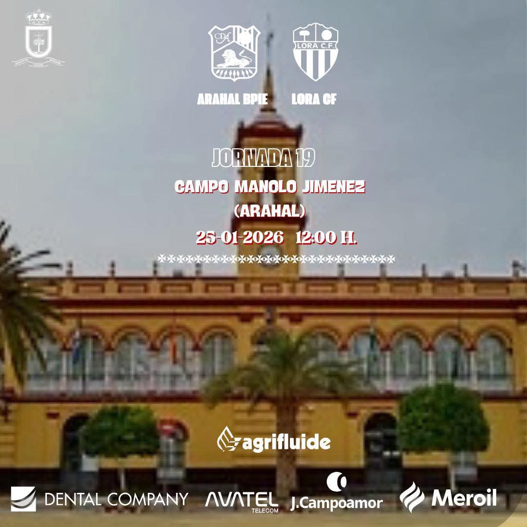 FINAL en Arahal. 0-2 venció el <a href="/LoraCFOficial/">LORACF</a> al <a href="/CDArahalBpie/">C.D. Arahal Balompie</a> con goles de #JaviMoro y <a href="/SaidCharris3/">Said Charris</a> partido marcado por las 3 expulsiones locales y 3p muy importantes para los de <a href="/aisiac/">isaac garcia garcia</a> para estar más cerca del objetivo.
A seguir compitiendo! 💪
#JuntosSumamos 
#VamosLora ❤⚪