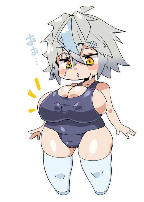 【よその子デフォルメ】
霧鳥ちゃん爆乳化🦀 