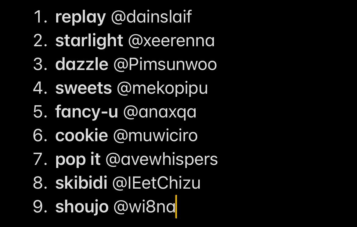 abe ꩜ .ᐟ CLOSE 📌 tweet media