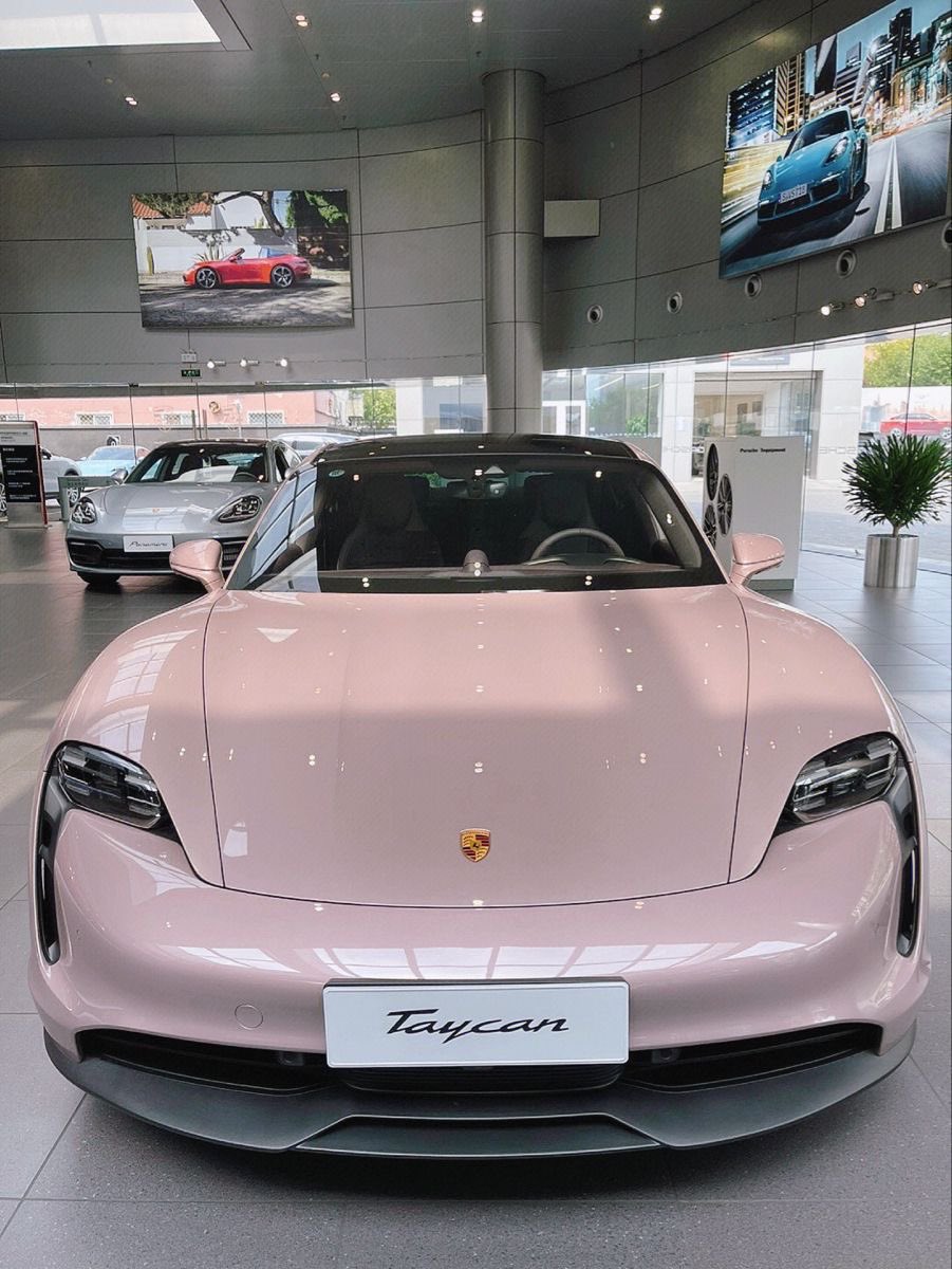 pink porsche