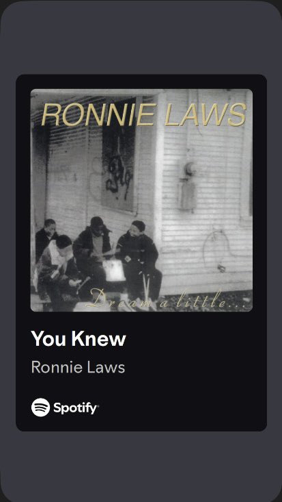 #DavidsMonthOfMusic

Day 25

a song that starts with Y

“You Knew” - Ronnie Laws
#Instrumental
#Jazzuary

youtu.be/E5TPTw0hTLg?si…
