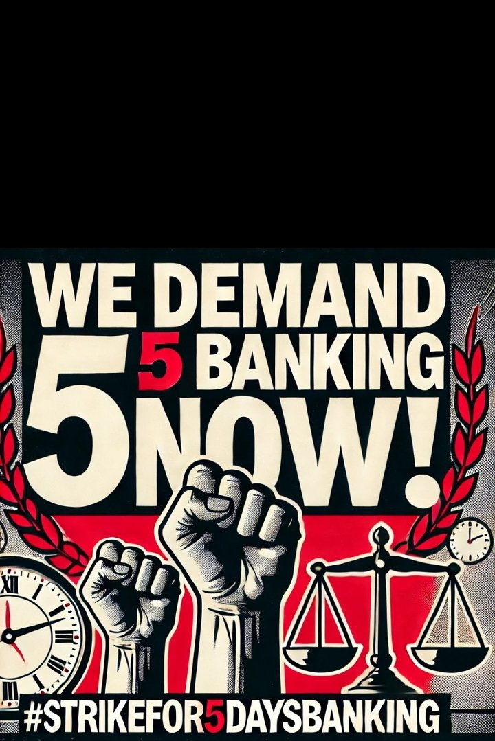 BenjaminMurmu2's tweet photo. #BankersDemand5DayWeek https://t.co/O3b5KHPw3B