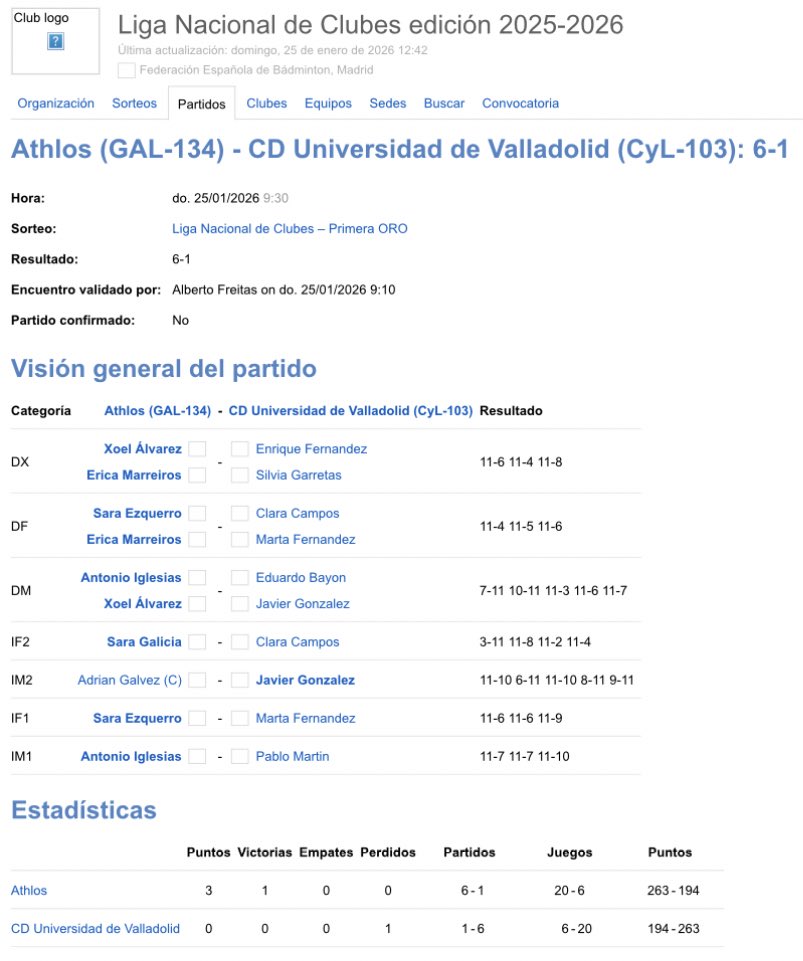 CB_ATHLOS's tweet photo. @Cb_Oviedo LN PRIMERA ORO 🥇
📍A Coruña - 1ª Manga

CB ATHLOS 6️⃣ - 1️⃣ CD Universidad de Valladolid 

#LUMEEE 🔥
🖤🤍❤️ https://t.co/zcNPbhgEAa