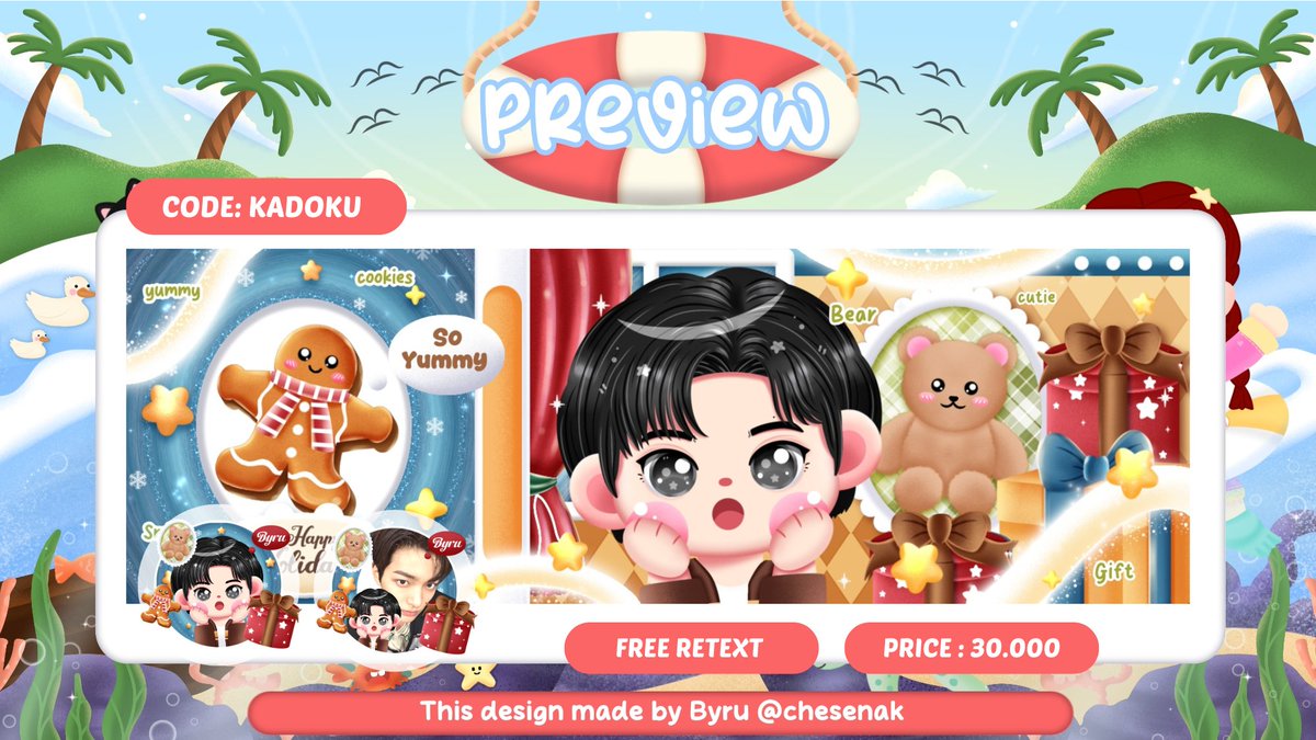 chesenak's tweet image. ʚ⋮ ⌗ ┆Help RT or Like ! thankyou🩵 ʚɞ𓏲ּ𝄢

Teman" Byru bawain 4 layout Ready Stock Keonho nih! yg bisa kamu Take sekarang juga lewat DM yaa!! 

FREE RETEXT ‼️
PRICE cek di pict
Claim : by Reply 

🩹﹕𐔌 #zonauang #zonajajan #zonaba 〃・꒱