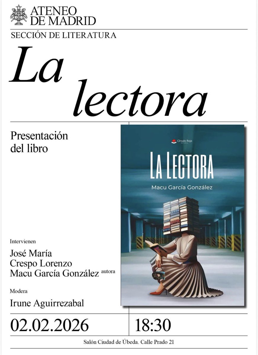 Recomiendo esta cita literaria. Escritora feminista y luchadora…una vida de compromiso que ahora vuelva en sus libros. Si podéis, id a escucharla.