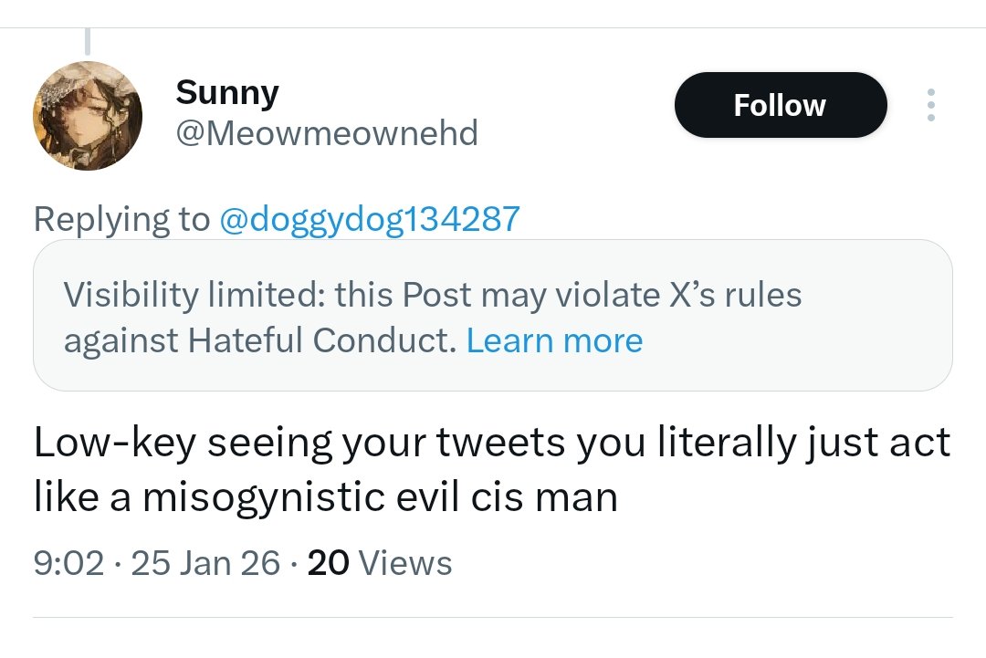 doggydog134287's tweet photo. These people are so stupid they keep admitting that they don't actually see theyfabs as anything other than quirky сiswomen with pronouns and everyone is simply playing along with their larp.
When will they learn?
#theyfabbery
#transmisogyny https://t.co/B9w0Fto9Yn