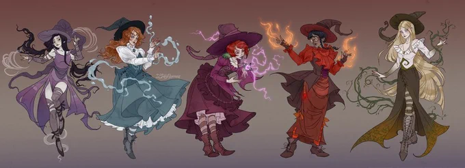W.I.T.C.H my style Redesigned my beloved W.I.T.C.H. as if they were actual witches from a classic fantasy/fairy tale Who was you fav girl? My top-1 was Hay Lin
