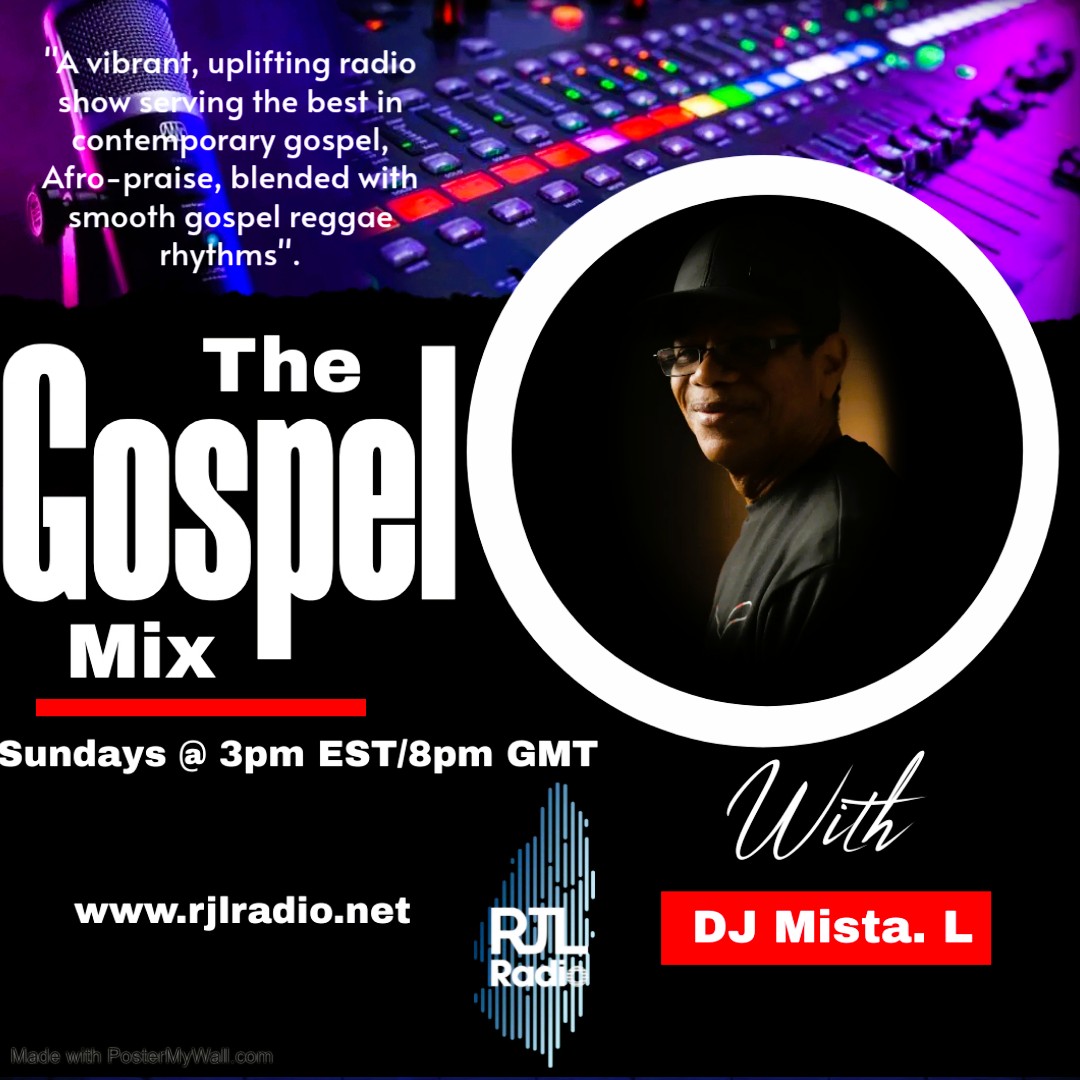 RjlRadio's tweet photo. https://t.co/EmOsc6WsUs
🎶 Ready to uplift!, Join Mista. L live on The Gospel Mix, where contemporary gospel, Afro-praise, and reggae rhythms create a divine experience! 🌟 Tune in and feel inspired! Visit us at https://t.co/AB7yTQ5w6c #GospelMix #FeelTheRhythm #InspiredLiving https://t.co/tSELY2i5Qr