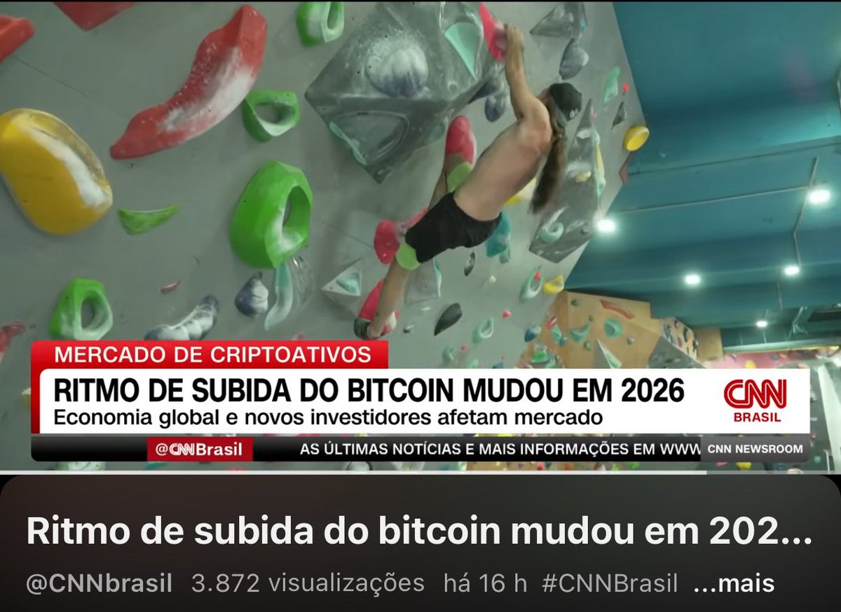 Depois de ver essa matéria da @CNNBrasil sobre o Bitcoin, passo a  recomendar compras a partir de agora. Meu Deus