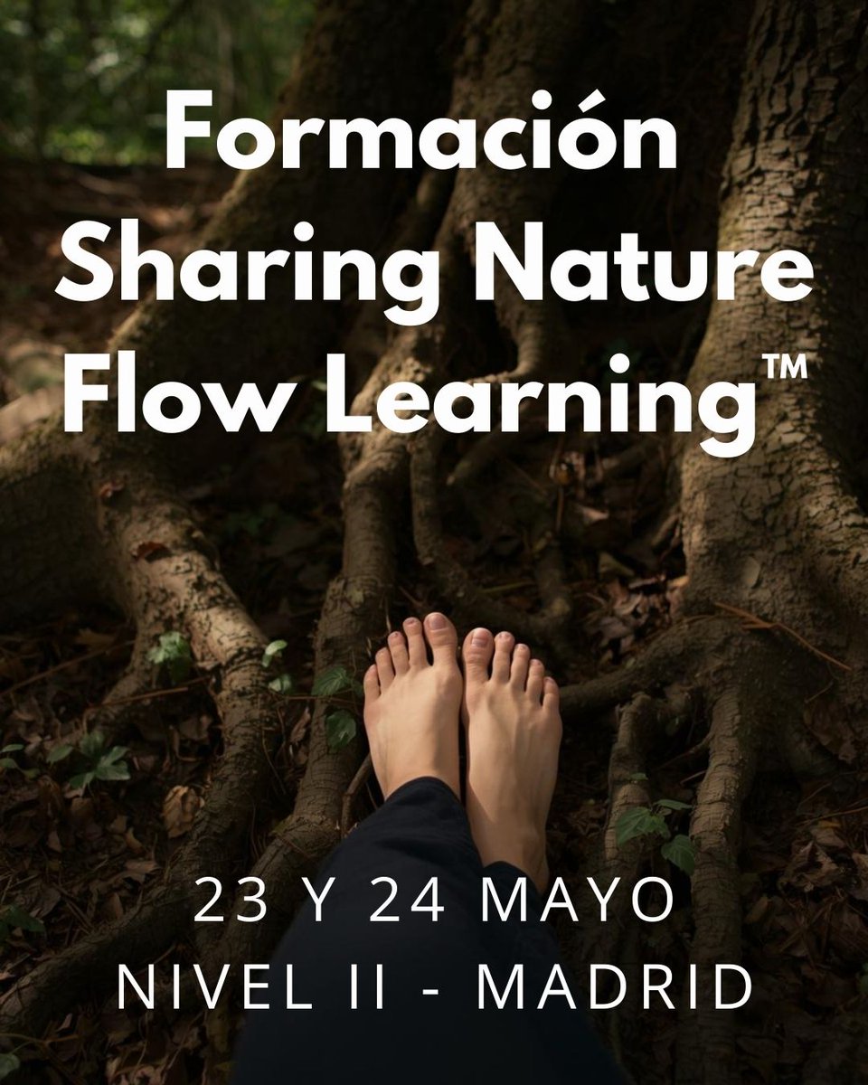 TraviesaEdicion's tweet image. FORMACIÓN SHARING NATURE · FLOW LEARNING™ NIVEL II 🌿
📍 Madrid · El Retiro
 📅 23–24 mayo 2026
🔎 Sesión informativa gratuita: 3 marzo (online).

#EducaciónAmbiental en la naturaleza.

latraviesaediciones.es/evento/formaci…

#FlowLearning
#EA26 

Organiza @PaquiGodinoRoca, @TraviesaEdicion.