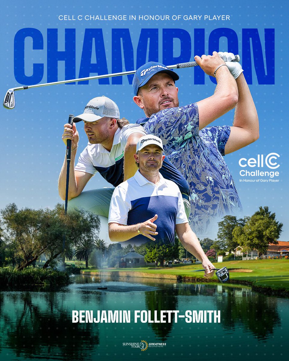 Sunshine_Tour's tweet photo. Benjamin Follett-Smith wins the Cell C Challenge in Honour of Gary Player. π
#CellCChallenge @CellC https://t.co/PnPnYETiIo