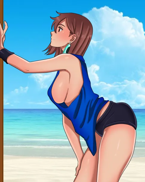 Commission piece I just finished 🌊
Tried a bold pose and soft lighting to make it feel like a real summer moment 👀
If you had a budget, what outfit would you want me to draw your OC in?

#animegirl #beachart #suggestiveart
Commissions open feel free to ask for prices 💌