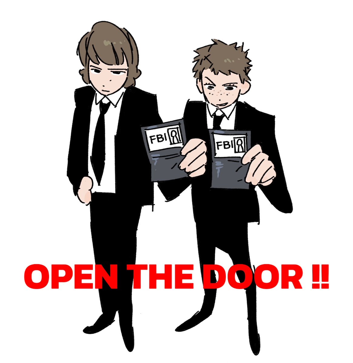 gwinternight's tweet image. FBI！