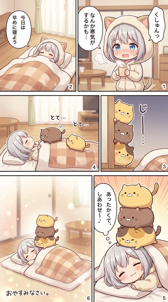 白猫ねこ子｜AIart tweet media