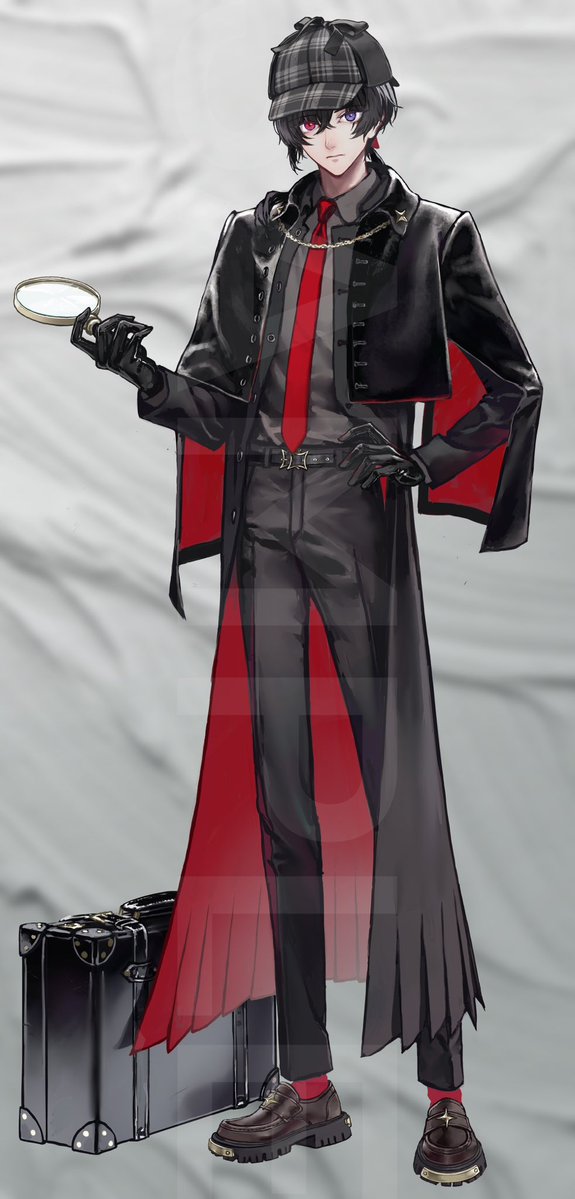 chu2_sec's tweet image. #Commission #skeb 
納品しました。
キャラクターデザインのリクエストでした。Thx🖤♥️