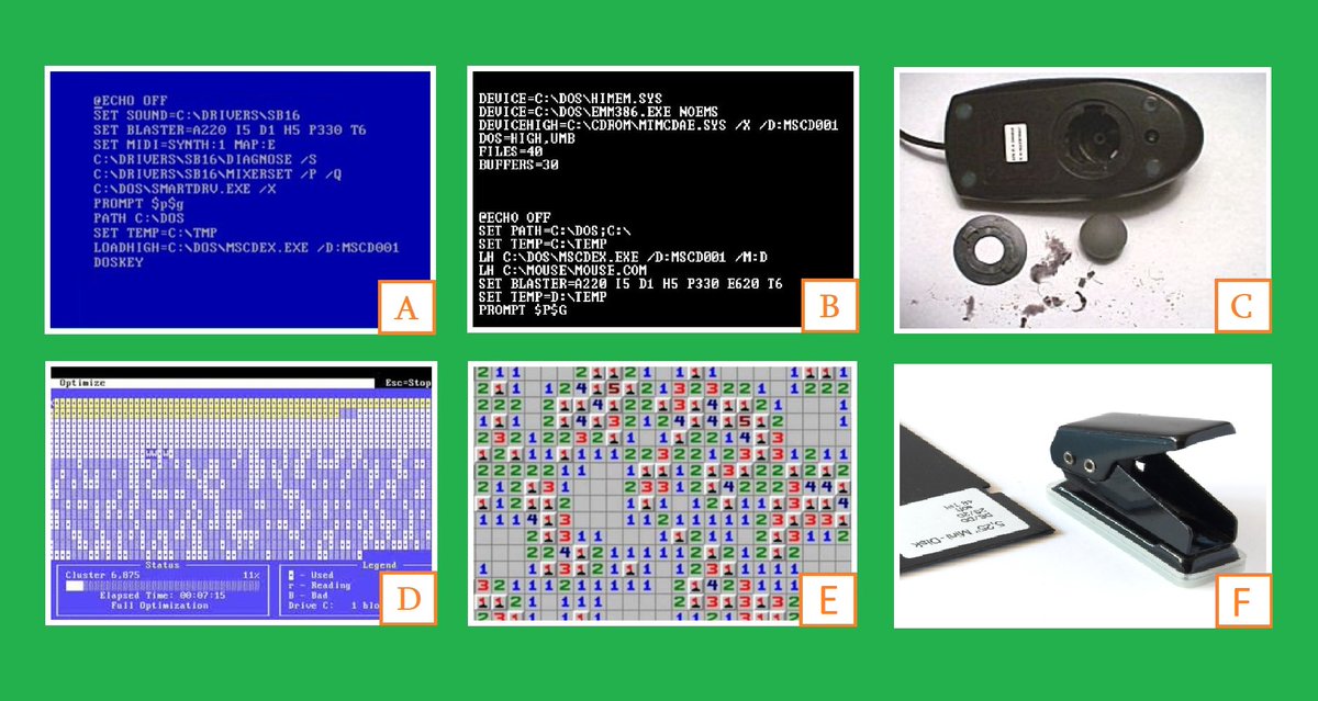 If you recognize all 6 of these, congratulations! You are truly a gamer from the early days...