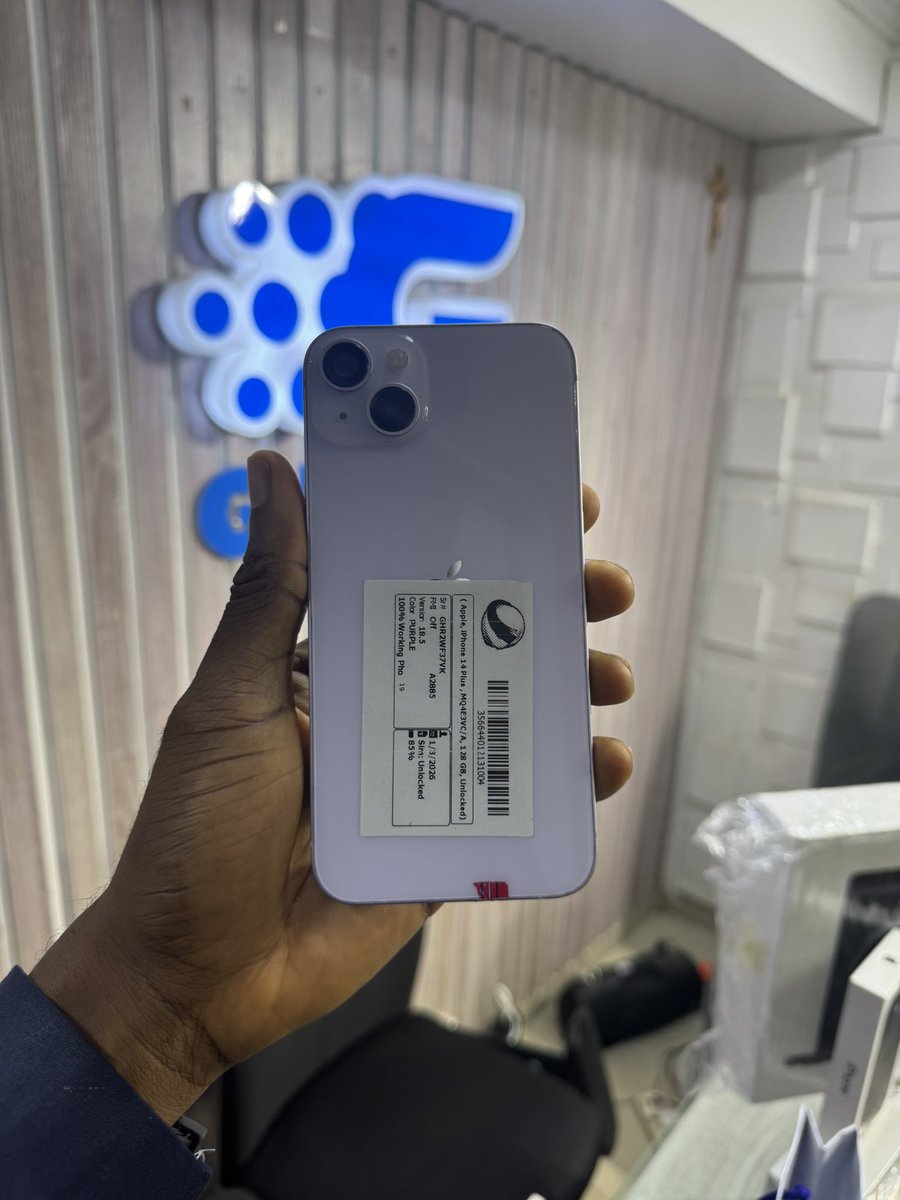 iPhone 14 Plus 128GB Physical Sim 

Successfully delivered to Sango Otta 📍