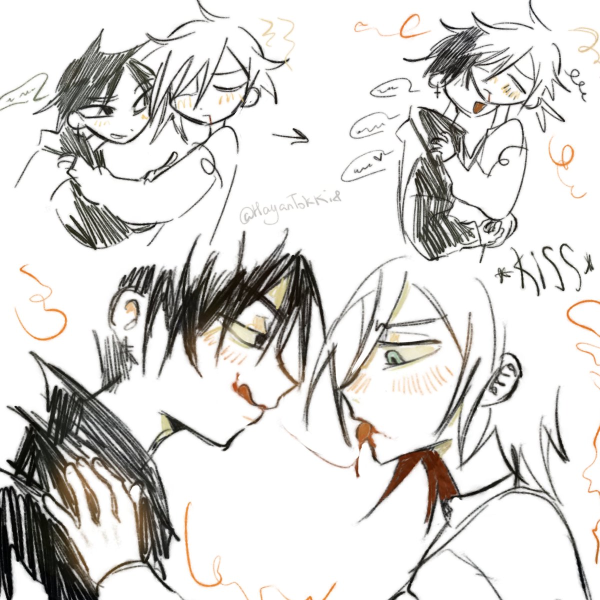 I spent my entire budget on this intimate picture #Reapersans #genosans #afterdeath #reaperxgeno #undertaleAU