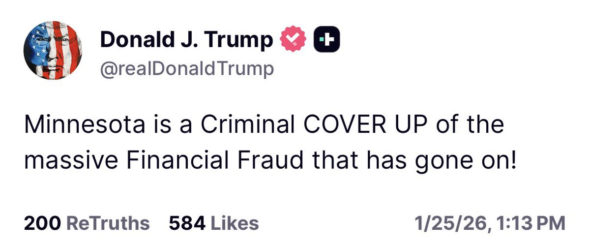 america's tweet image. President Trump on fraud in Minnesota