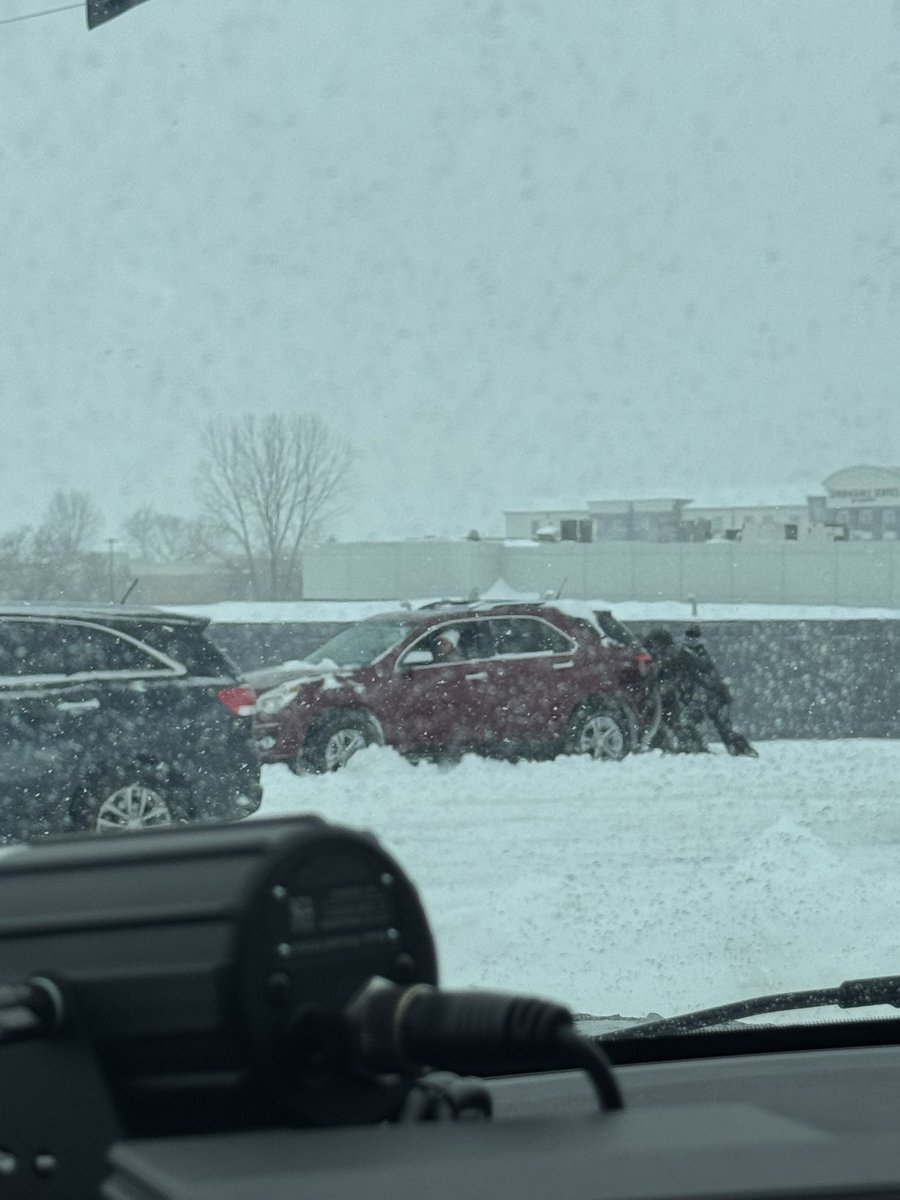 1:15 UPDATE: 

Stay home!! Our officers and road crews can’t do what they need to do because they are constantly helping people who have gotten stuck. 

There are lots of slide offs as the roadways are still in poor shape. DPW is working tirelessly to clear the roads but the